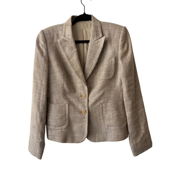 Daks Jackets & Blazers - Elegant Beige Women's Blazer